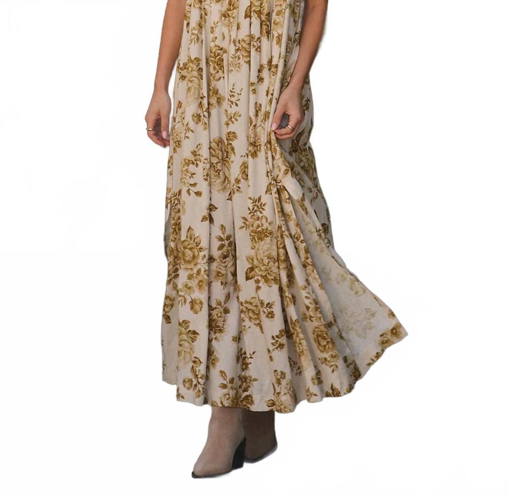 NEW SALTWATER LUXE arosa midi dress in fawn